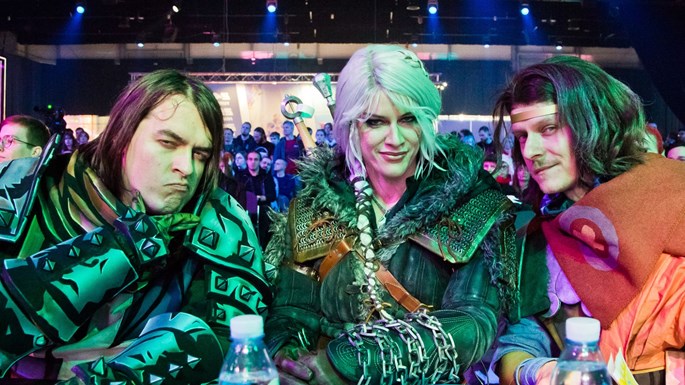 Cosplayerzy na Scenie Głównej podczas PGA Cosplay Show
